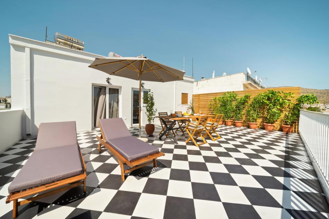 Luxurious Apartment With Big Sea View Terrace - Central Location Афіни Екстер'єр фото