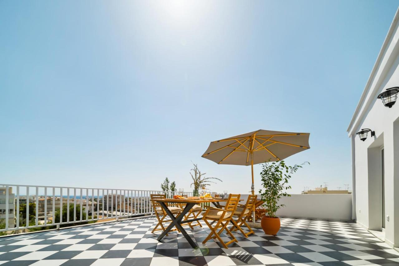 Luxurious Apartment With Big Sea View Terrace - Central Location Афіни Екстер'єр фото